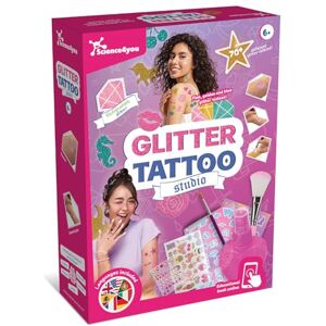 Science4you Glitter Tattoos for Kids Age 5 6 7 8 9+ – Kit of Glitter Temporary Tattoos for Kids with more than 70 Beauty Stickers of Tattoos, the perfect Party Gift for Girls Age 5 6 7 8 9+ Science4you Glitter Tattoos for Kids Age 5 6 7 8 9+ – Kit of Glitter Temporary Tattoos for Kids with more than 70 Beauty Stickers of Tattoos, the perfect Party Gift for Girls Age 5 6 7 8 9+