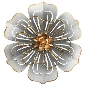 Picfarce Metal Flower Wall Art Decor, 8.3" Rustic Modern Floral Sculpture, Distressed Iron Wall Hanging Home Decoration Accent Artworks for Indoor Kitchen Bedroom Living Room Office Outdoor Garden Patio 06 Picfarce Metal Flower Wall Art Decor, 8.3" Rustic Modern Floral Sculpture, Distressed Iron Wall Hanging Home Decoration Accent Artworks for Indoor Kitchen Bedroom Living Room Office Outdoor Garden Patio 06