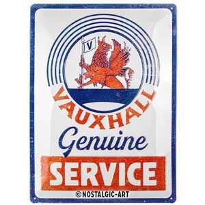 Nostalgic-Art Retro tin sign, 30 x 40 cm, Vauxhall – Genuine Service – Gift idea for Vauxhall fans, made of metal, vintage design Nostalgic-Art Retro tin sign, 30 x 40 cm, Vauxhall – Genuine Service – Gift idea for Vauxhall fans, made of metal, vintage design