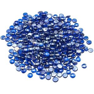 VEVOR Fire Glass, 10LBS/4.5KG High-Temperature Resistant Fireplace Rocks, 3/4-Inch / 19.05 mm Reflective & Smokeless Firepit Glass Beads, High Luster Stone Landscaping for Fire Pit Table, Cobalt Blue VEVOR Fire Glass, 10LBS/4.5KG High-Temperature Resistant Fireplace Rocks, 3/4-Inch / 19.05 mm Reflective & Smokeless Firepit Glass Beads, High Luster Stone Landscaping for Fire Pit Table, Cobalt Blue