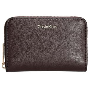Calvin Klein Women's FOIL Logo Medium Zip Around LV04F1091G Wallets, Red (Fudge/Espresso), One Size Calvin Klein Women's FOIL Logo Medium Zip Around LV04F1091G Wallets, Red (Fudge/Espresso), One Size
