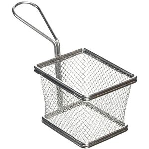 Genware NEV-SVB1008 Serving Fry Basket, 10 cm x 8 cm x 7.5 cm Genware NEV-SVB1008 Serving Fry Basket, 10 cm x 8 cm x 7.5 cm