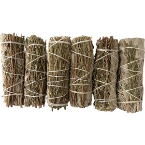 VIE Smudge Stick, White Sage and Rosemary 4", Pack of 6 VIE Smudge Stick, White Sage and Rosemary 4", Pack of 6