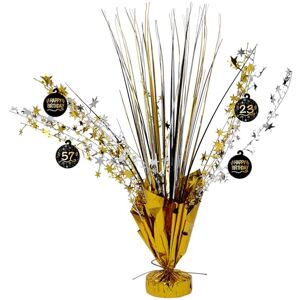 Folat 26857 Black Gold Silver Fountain Decoration-Shining Glam-For Birthdays, Anniversaries, Including Stickers with Numbers 0-9 for Ages 0-105 Folat 26857 Black Gold Silver Fountain Decoration-Shining Glam-For Birthdays, Anniversaries, Including Stickers with Numbers 0-9 for Ages 0-105