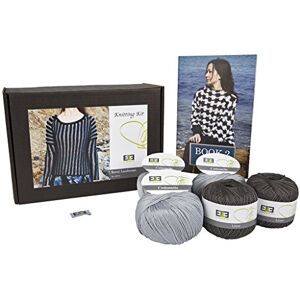 DesignEtte Knitting Kit Rural Landscape 100 Percent Linen Pure Mercerized Egyptian Cotton Blend Chestnut/Grey XS/S No-s-8714 Includes Yarn Pattern Booklet Plus A Label DesignEtte Knitting Kit Rural Landscape 100 Percent Linen Pure Mercerized Egyptian Cotton Blend Chestnut/Grey XS/S No-s-8714 Includes Yarn Pattern Booklet Plus A Label