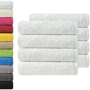 NatureMark 8 Hand Towels, White, Pack of 8-50 x 100 cm NatureMark 8 Hand Towels, White, Pack of 8-50 x 100 cm