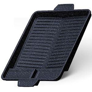 EVOCAMP Grill Plate Attachment for Gas Stove, Non-Stick Grill pan for Camping Stove, Grill mat for BBQ, Camping and Gas Grill, Camping Stove Accessories, Grill Tray, Grill Attachment EVOCAMP Grill Plate Attachment for Gas Stove, Non-Stick Grill pan for Camping Stove, Grill mat for BBQ, Camping and Gas Grill, Camping Stove Accessories, Grill Tray, Grill Attachment