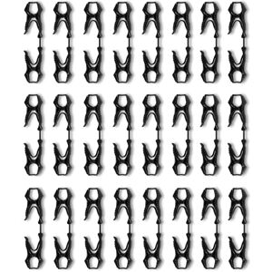 Amazon Basics Glove Clips for Work, Glove Belt Clips, Work Safety Clip Glove Keeper, 24-Pack, Black, 16.2 x 3.6 x 1.8 cm Amazon Basics Glove Clips for Work, Glove Belt Clips, Work Safety Clip Glove Keeper, 24-Pack, Black, 16.2 x 3.6 x 1.8 cm