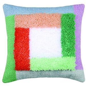 Vervaco Cushion: Col Blocks, Multi, ca. 40 x 40 cm / 16" x 16 Vervaco Cushion: Col Blocks, Multi, ca. 40 x 40 cm / 16" x 16