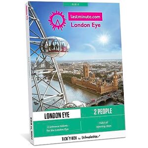 Tick&Box Gift Box London Eye Tickets for 2 Discover Iconic Capital Landmarks Like Big Ben, The Shard, and the London Skyline Unique Experience for a true Capitalsouvenir Valid for 2 years Tick&Box Gift Box London Eye Tickets for 2 Discover Iconic Capital Landmarks Like Big Ben, The Shard, and the London Skyline Unique Experience for a true Capitalsouvenir Valid for 2 years