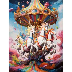 Artery8 Magical Carousel in Rainbow Clouds Bright Bold Vibrant Fantasy Kids Bedroom Baby Nursery Artwork Large Wall Art Poster Print Thick Paper 18X24 Inch Artery8 Magical Carousel in Rainbow Clouds Bright Bold Vibrant Fantasy Kids Bedroom Baby Nursery Artwork Large Wall Art Poster Print Thick Paper 18X24 Inch