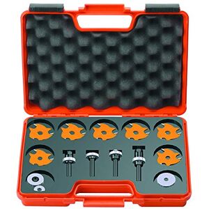 CMT ORANGE TOOLS CMT 923.001.11 Set of 7 Disc Bits Z3 HW with 4 Mandrels S=8 CMT ORANGE TOOLS CMT 923.001.11 Set of 7 Disc Bits Z3 HW with 4 Mandrels S=8