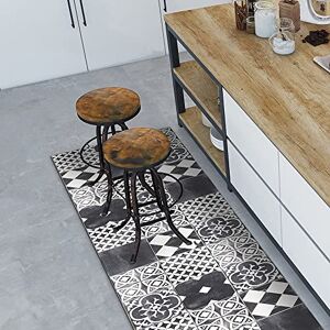 CREARREDA Non-Slip and Washable Vinyl Kitchen Rug, Multi-Purpose Runner, Wear-resistant, Stain Resistant Kitchen Runner, Suitable for Holding Under Sink and Stoves, 100% Made in Italy Print CREARREDA Non-Slip and Washable Vinyl Kitchen Rug, Multi-Purpose Runner, Wear-resistant, Stain Resistant Kitchen Runner, Suitable for Holding Under Sink and Stoves, 100% Made in Italy Print