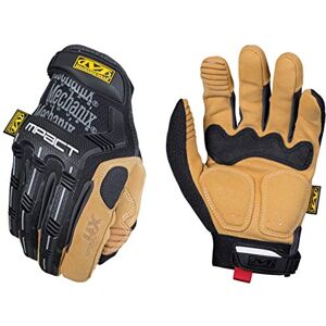 Mechanix Wear Material4X M-Pact Gloves (Large, Black/Brown) Mechanix Wear Material4X M-Pact Gloves (Large, Black/Brown)