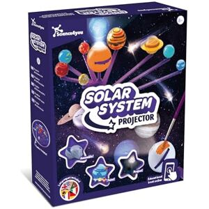 Science4you Solar System Projector 3D Make You Own Solar System Projector for Kids, Assemble, Paint and Project All the Planets,Space Toys for Kids, Original Gift for Boys & Girls Age 8 9 10 11 12+ Science4you Solar System Projector 3D Make You Own Solar System Projector for Kids, Assemble, Paint and Project All the Planets,Space Toys for Kids, Original Gift for Boys & Girls Age 8 9 10 11 12+