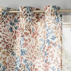 No. 918 Amelie Botanical Print Energy Saving Grommet Curtain Panel, 48" x 84", Indigo Blue No. 918 Amelie Botanical Print Energy Saving Grommet Curtain Panel, 48" x 84", Indigo Blue