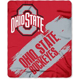 Northwest NCAA Ohio State Buckeyes Unisex-Adult Fleece Throw Blanket, 50" x 60", Painted Northwest NCAA Ohio State Buckeyes Unisex-Adult Fleece Throw Blanket, 50" x 60", Painted
