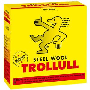 Trollull Steel Wool Wire Wool 450g coarse 4 can be used to remove oil and grease from metal, clean natural stone, artificial stone, and sand old wood. Trollull Steel Wool Wire Wool 450g coarse 4 can be used to remove oil and grease from metal, clean natural stone, artificial stone, and sand old wood.