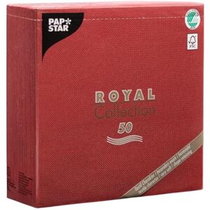 Papstar Royal Collection 11608 Serviettes 1/4 Fold 40 x 40 cm Bordeaux Pack of 50 Papstar Royal Collection 11608 Serviettes 1/4 Fold 40 x 40 cm Bordeaux Pack of 50