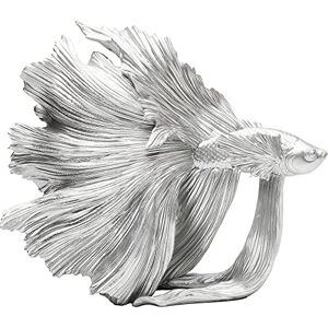 KARE Design Deco Figure Betta Fish, Silver, Handmade, Animal Figures, Room Decor, Home Accessoires for Living Room, Bedroom, Hallway, Dining Room, 37x34x14 cm (H/W/D) KARE Design Deco Figure Betta Fish, Silver, Handmade, Animal Figures, Room Decor, Home Accessoires for Living Room, Bedroom, Hallway, Dining Room, 37x34x14 cm (H/W/D)