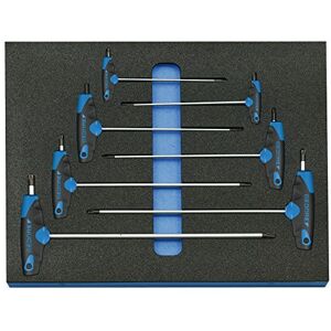GEDORE 2005 CT2-43 KTX Hexagon Allen Key Set in 2/4 CT Tool Module, 7 pcs GEDORE 2005 CT2-43 KTX Hexagon Allen Key Set in 2/4 CT Tool Module, 7 pcs