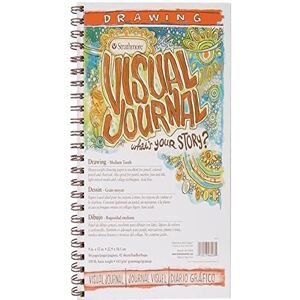 Strathmore Visual Journal Drawing 9 x 12-inch, 42 Sheets, Paper, White, 9"x12 Strathmore Visual Journal Drawing 9 x 12-inch, 42 Sheets, Paper, White, 9"x12