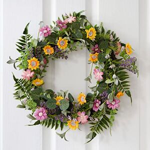 Ginger Ray Floral Foliage Spring Wreath Door Decoration Ideal for Spring & Easter Ginger Ray Floral Foliage Spring Wreath Door Decoration Ideal for Spring & Easter