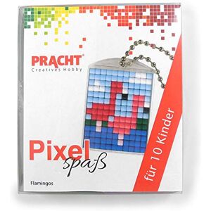 Pracht Creatives Hobby P90058-01501 Pixel Fun Craft Set for 10 Children with 10 Pixels Lockets Motif for Boys and Girls, Children's Birthday, Afternoon, Schools and Kitas Pracht Creatives Hobby P90058-01501 Pixel Fun Craft Set for 10 Children with 10 Pixels Lockets Motif for Boys and Girls, Children's Birthday, Afternoon, Schools and Kitas