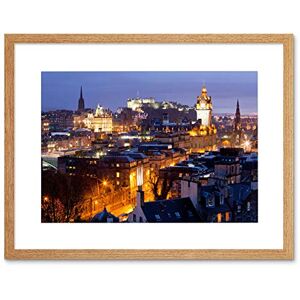 Wee Blue Coo Photo Cityscape Edinburgh Scotland Castle Scott Monument Night Framed Wall Art Print Wee Blue Coo Photo Cityscape Edinburgh Scotland Castle Scott Monument Night Framed Wall Art Print