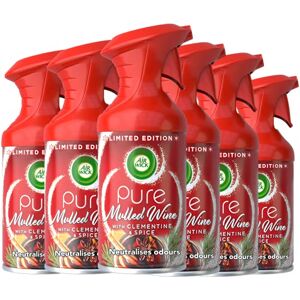 Airwick Pure Air Freshener Mulled Wine Scent, 6 Sprays X 250 ml 3099800, packaging may vary Airwick Pure Air Freshener Mulled Wine Scent, 6 Sprays X 250 ml 3099800, packaging may vary