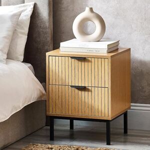 Julian Bowen Beige Sia Bed Side Table Julian Bowen Beige Sia Bed Side Table