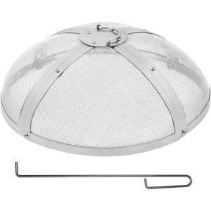 VEVOR Fire Pit Spark Screen Round 20", Reinforced Heavy Duty Steel Metal Cover, Outdoor Firepit Lid, Easy-Opening Top Screen Covers Round with Ring Handle for Outdoor Patio Fire Pits Backyard VEVOR Fire Pit Spark Screen Round 20", Reinforced Heavy Duty Steel Metal Cover, Outdoor Firepit Lid, Easy-Opening Top Screen Covers Round with Ring Handle for Outdoor Patio Fire Pits Backyard