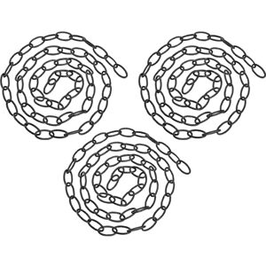 LEDSone Vintage Style 3-Pack Metal Chain – 100cm Iron Thread with 10x15mm Links Both-End Carabiners for Pendant Hanging, Safety Barriers, and Outdoor, Indoor & Garden Décor LEDSone Vintage Style 3-Pack Metal Chain – 100cm Iron Thread with 10x15mm Links Both-End Carabiners for Pendant Hanging, Safety Barriers, and Outdoor, Indoor & Garden Décor