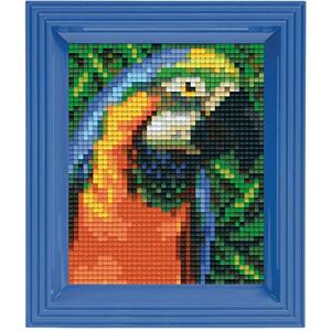 Pracht Creatives Hobby Pixel P31328 Mosaic Gift Box Parrot Pixel Picture with Frame Easy Plug System No Ironing or Gluing Stones Made of Organic Plastic Pracht Creatives Hobby Pixel P31328 Mosaic Gift Box Parrot Pixel Picture with Frame Easy Plug System No Ironing or Gluing Stones Made of Organic Plastic
