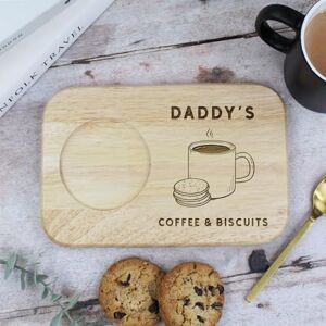 eBuyGB Engraved Daddy's Serving Board For Coffee & Biscuits Wood Treat Board, Gifts for Dad, Daddy, Dada Birthday Gifts for Dad eBuyGB Engraved Daddy's Serving Board For Coffee & Biscuits Wood Treat Board, Gifts for Dad, Daddy, Dada Birthday Gifts for Dad