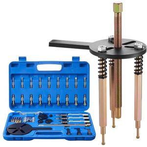 VEVOR 36-in-1 Bearing Puller Set, 36 PCS 3-Jaw Hook Puller for Internal External Bearings and Bearing Without Inner Shaft, Multifunctional Bearing Removal Tool with Heavy Duty Portable Storage Case VEVOR 36-in-1 Bearing Puller Set, 36 PCS 3-Jaw Hook Puller for Internal External Bearings and Bearing Without Inner Shaft, Multifunctional Bearing Removal Tool with Heavy Duty Portable Storage Case