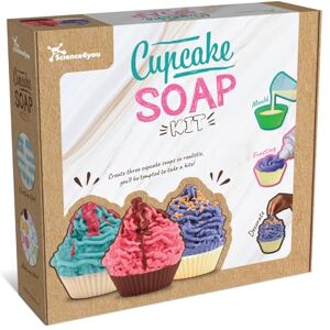 Science4you Artisanal Cupcake Soaps Making Kit for Adults Make Your Own Cupcake Soaps with This Craft Kit, Make 3 Different Scented Soaps, Craft Kits for Adults UK, A Craft Gifts for Women & Mens Science4you Artisanal Cupcake Soaps Making Kit for Adults Make Your Own Cupcake Soaps with This Craft Kit, Make 3 Different Scented Soaps, Craft Kits for Adults UK, A Craft Gifts for Women & Mens