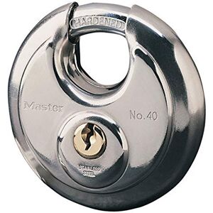 Master Lock 40EURD Marine Disc Padlock with Key, Grey, 9,6 x 7 x 2,8 cm Master Lock 40EURD Marine Disc Padlock with Key, Grey, 9,6 x 7 x 2,8 cm