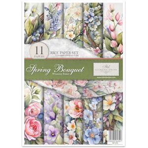 ITD Collection Spring Bouquet Decoupage Paper, 21 x 30 x 0.3 cm ITD Collection Spring Bouquet Decoupage Paper, 21 x 30 x 0.3 cm
