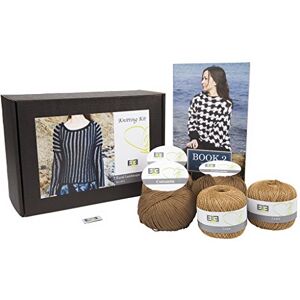 DesignEtte Knitting Kit Rural Landscape 100 Percent Linen Pure Mercerized Egyptian Cotton Blend Light Brown XL-3XL No-s-8714 Includes Yarn Pattern Booklet Plus A Label DesignEtte Knitting Kit Rural Landscape 100 Percent Linen Pure Mercerized Egyptian Cotton Blend Light Brown XL-3XL No-s-8714 Includes Yarn Pattern Booklet Plus A Label