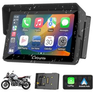 CARPURIDE Motorcycle CarPlay Screen W502B for BMW R1200GS/R1250GS/S1000XR – 5" IP67 Waterproof Touchscreen, Wireless Android Auto & CarPlay, GPS Navigation, Dual Bluetooth, Enhanced Bass EQ CARPURIDE Motorcycle CarPlay Screen W502B for BMW R1200GS/R1250GS/S1000XR – 5" IP67 Waterproof Touchscreen, Wireless Android Auto & CarPlay, GPS Navigation, Dual Bluetooth, Enhanced Bass EQ