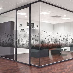 Ambiance Sticker Opaque Window Film Flower and Butterfly Field Sticker for Window & Shower Door 40 x 200 cm Ambiance Sticker Opaque Window Film Flower and Butterfly Field Sticker for Window & Shower Door 40 x 200 cm