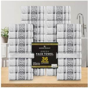 GC GAVENO CAVAILIA 100% Cotton Face Cloths Towels Ultra-Soft 36 Pack Flannel Face Cloth for Makeup Removal & Skincare Reusable Wash Cloths Durable Face Towels for Hotel, Spa, Gym 33x33cm, White GC GAVENO CAVAILIA 100% Cotton Face Cloths Towels Ultra-Soft 36 Pack Flannel Face Cloth for Makeup Removal & Skincare Reusable Wash Cloths Durable Face Towels for Hotel, Spa, Gym 33x33cm, White