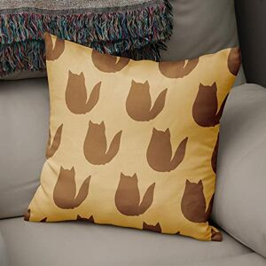 Bonamaison Decorative Cushion Cover Brown Tones, Throw Pillow Covers, Home Decorative Pillowcases for Livingroom, Sofa, Bedroom, Size:50x50 Cm Designed and Manufactured in Turkey Bonamaison Decorative Cushion Cover Brown Tones, Throw Pillow Covers, Home Decorative Pillowcases for Livingroom, Sofa, Bedroom, Size:50x50 Cm Designed and Manufactured in Turkey