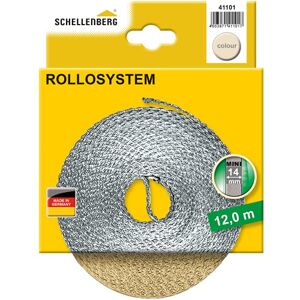 Schellenberg 44501 Roller Shutter Strap for Window (Width: 14 mm, Mini System: 4.5 m), Beige, 41101 Schellenberg 44501 Roller Shutter Strap for Window (Width: 14 mm, Mini System: 4.5 m), Beige, 41101