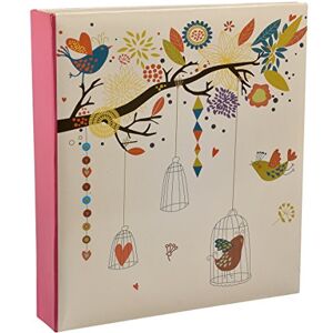 ARPAN 5 x 7 Large Slip In Memo Photo Album For 200 Holds Vintage Birds Cage ARPAN 5 x 7 Large Slip In Memo Photo Album For 200 Holds Vintage Birds Cage