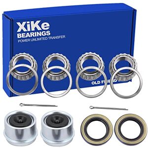 XIKE 2 Set Trailer Axle Hub Bearings Wheel Kit for Spindle 1-1/16'' or 1.062 Inch, Rotary Quiet High Speed and Durable. L44649/L44610, 12192TB Seal OD 1.980'', Dust Cover and Cotter Pin. XIKE 2 Set Trailer Axle Hub Bearings Wheel Kit for Spindle 1-1/16'' or 1.062 Inch, Rotary Quiet High Speed and Durable. L44649/L44610, 12192TB Seal OD 1.980'', Dust Cover and Cotter Pin.