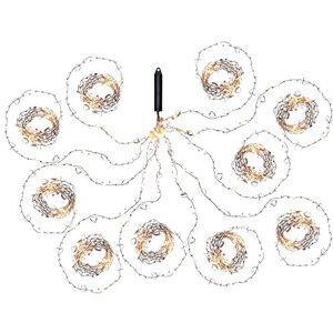 WeRChristmas Heart Copper Wire Garland Light String, 3 m White WeRChristmas Heart Copper Wire Garland Light String, 3 m White
