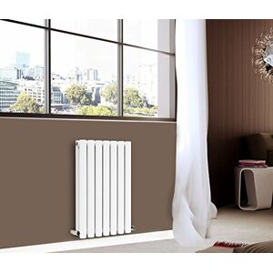 NRG Gloss White 600x413mm Horizontal Double Panel Oval Column Designer Radiator Bathroom Central Heating for Living Room and Kitchen NRG Gloss White 600x413mm Horizontal Double Panel Oval Column Designer Radiator Bathroom Central Heating for Living Room and Kitchen