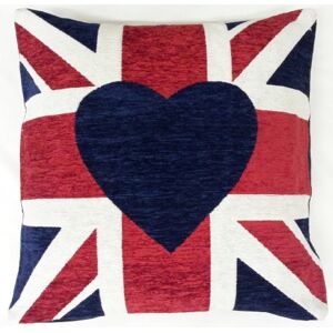 Rapport Home Love Union Jack Heart Blue Scatter Cushion Cover Heavy Weight Square 1 Rapport Home Love Union Jack Heart Blue Scatter Cushion Cover Heavy Weight Square 1